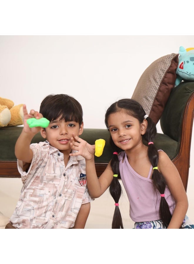 abley's Therapy Putty for Kids | Usage Occupational Therapy, Rehabilitation, Fine Motor Skills, Stress Relief | Hand Excercise Material (Set of 4, 50 gms each) - Image 2